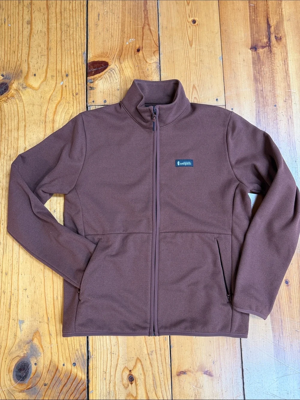 Cotopaxi Envo Fleece Full-Zip Jacket in Heather Chestnut - Picture 2 of 5
